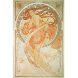 Vászonkép, vászon, kép, alfons mucha, tánc